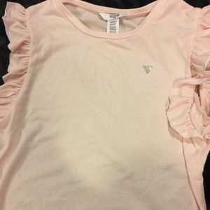 Kids Guess sleeveless light pink shirt